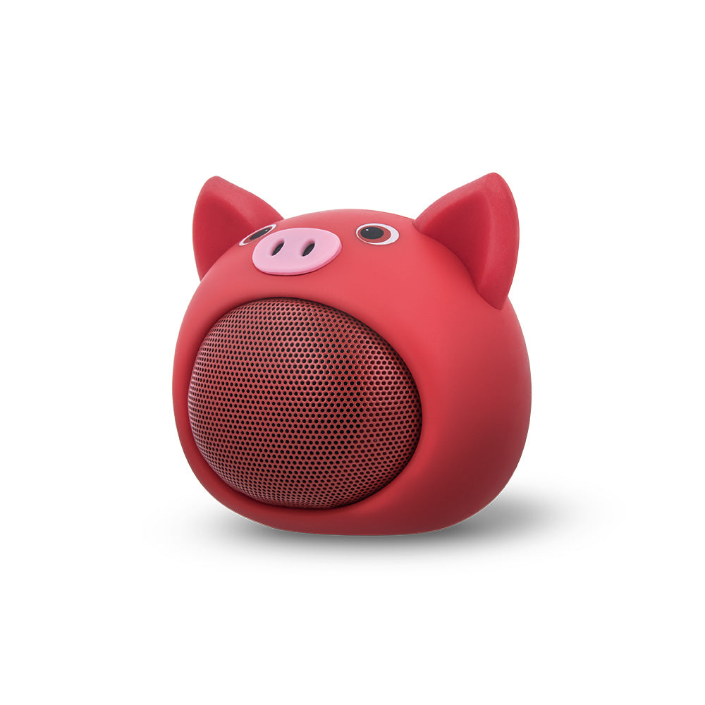 Forever Bluetooth speaker Sweet Animal Pig Rose red ABS-100