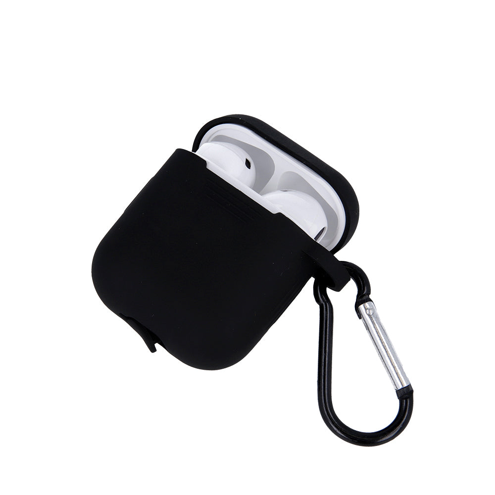 Case for Airpods / Airpods 2 black with hook
