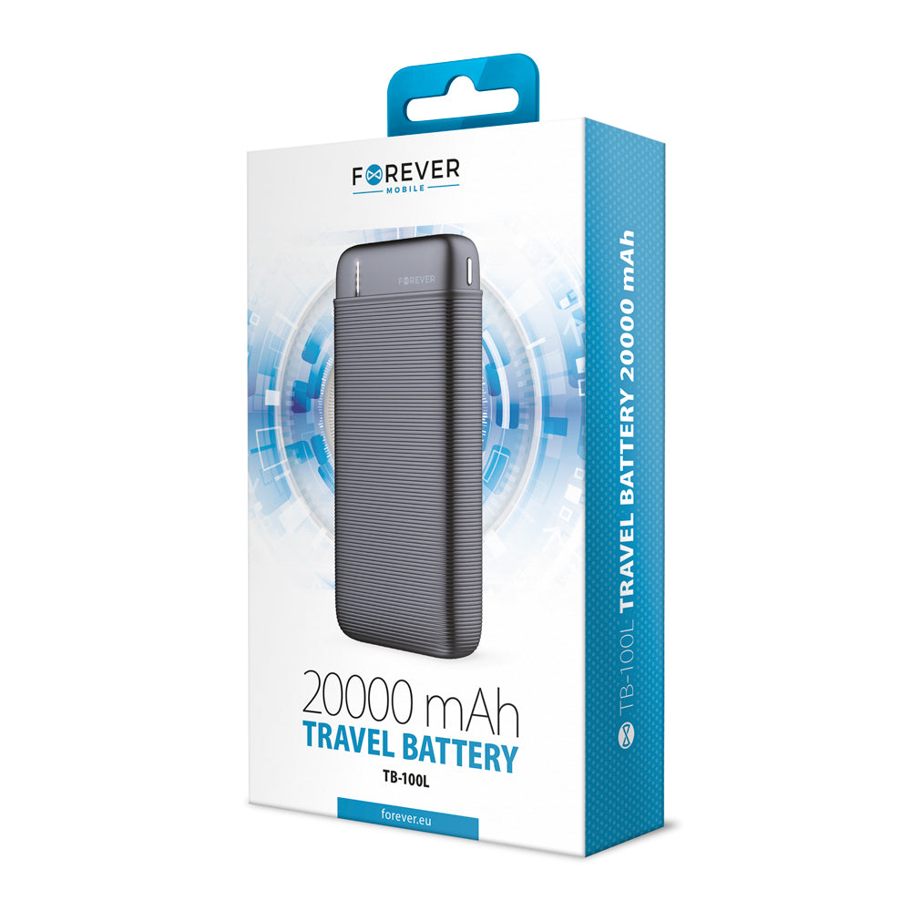 Batterie externe Forever TB-100L 20000 mAh noir