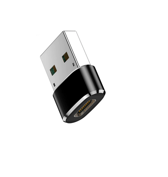 Adaptateur USB-C vers USB Micro noir en vrac