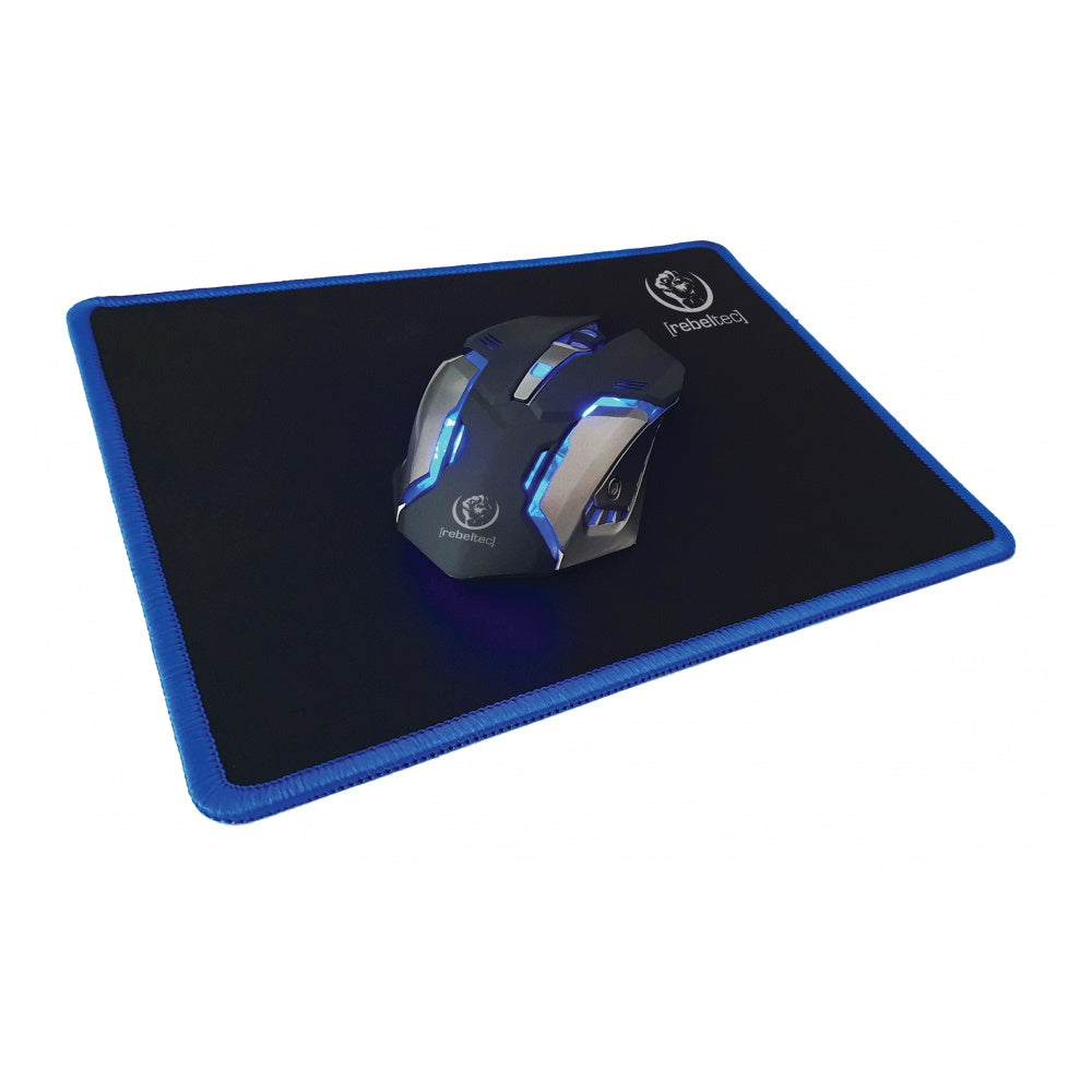 Rebeltec wired gaming set keyboard + headphones + mouse + mouse pad SHERMAN