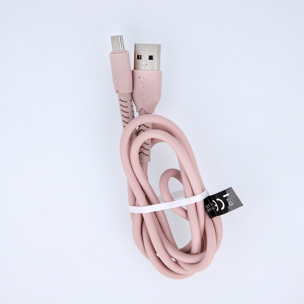 Câble USB-A vers USB-C Maxlife MXUC-04 — 1m 3A Rose