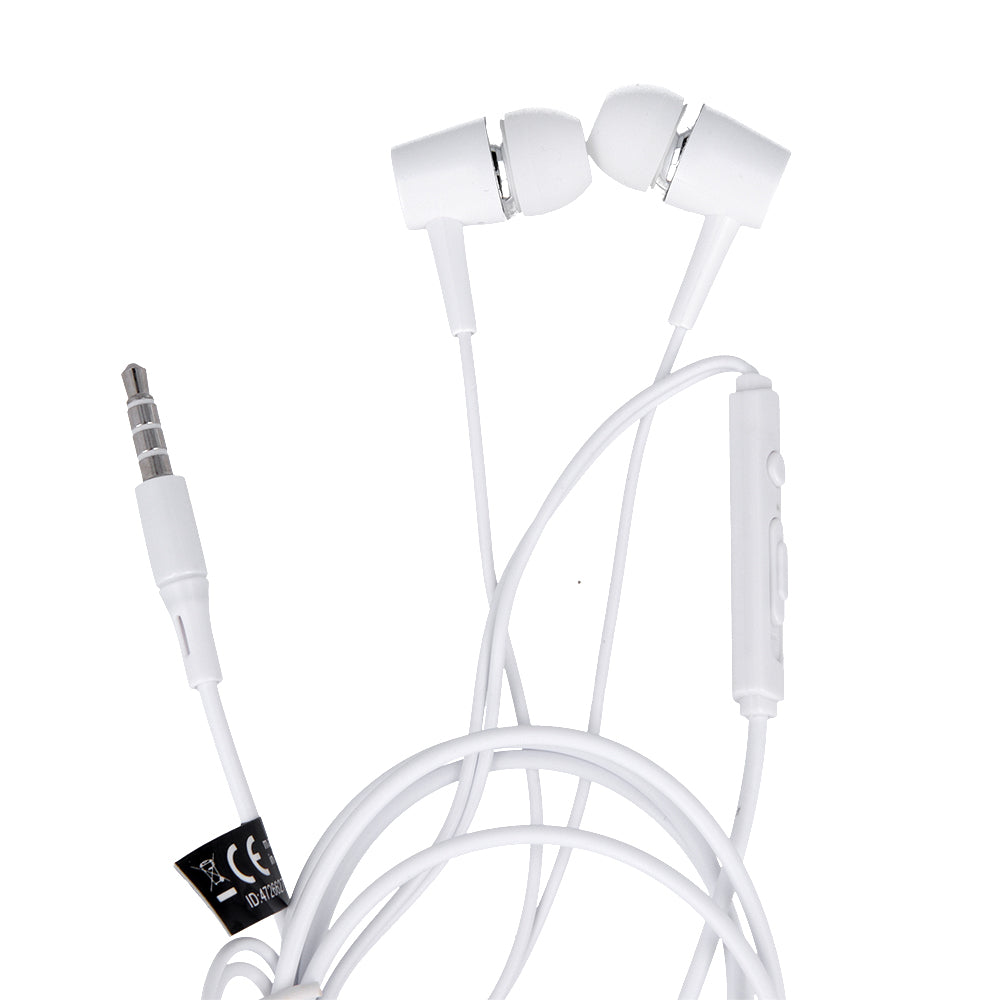 Écouteurs Maxlife MXEP-02 jack 3,5mm blanc