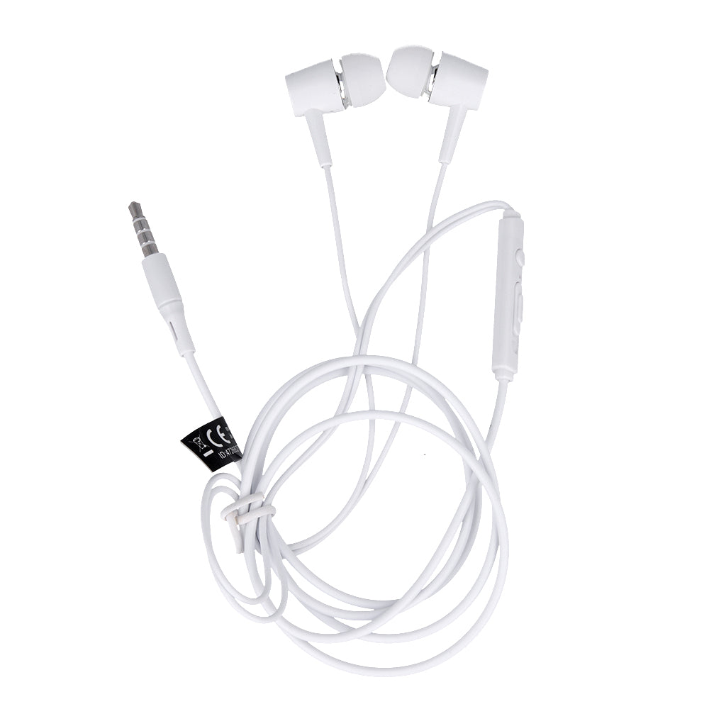Écouteurs Maxlife MXEP-02 jack 3,5mm blanc