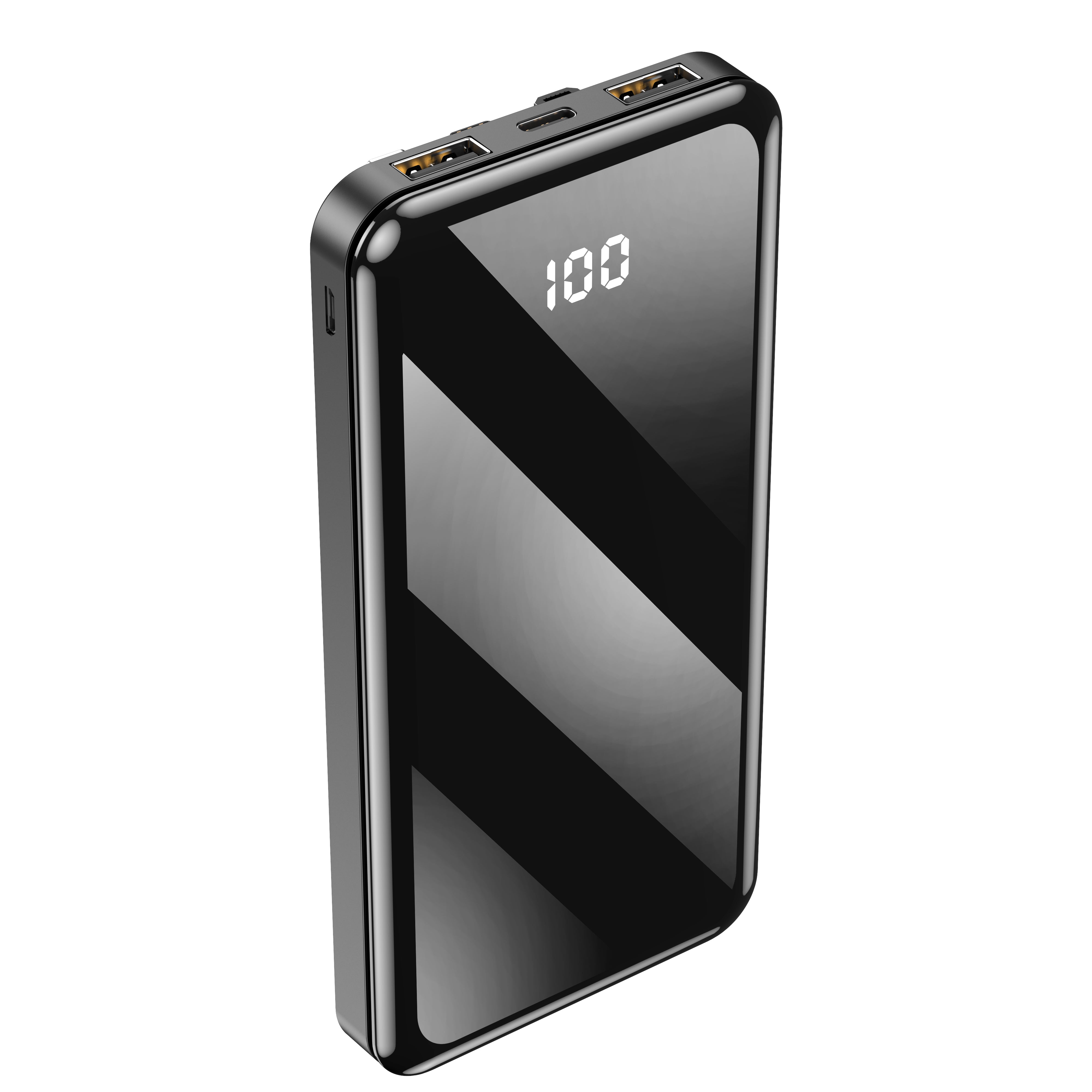 Chargeur Forever TB-411 ALLin1 10000 mAh câbles USB-C Lightning microUSB noir