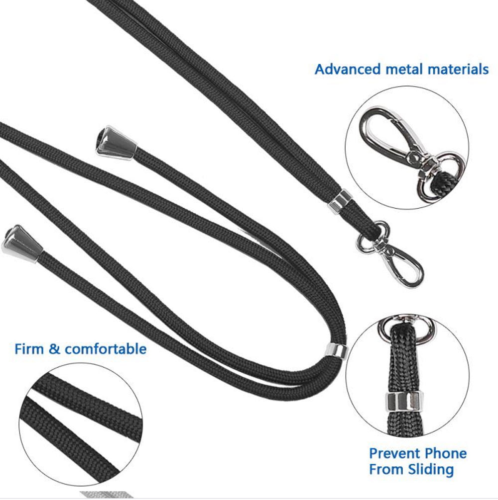 Universal neck strap for phones pink