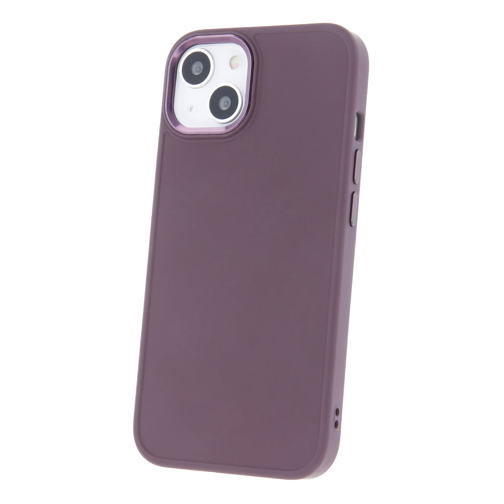 Satin case for Xiaomi Redmi Note 13 5G burgundy