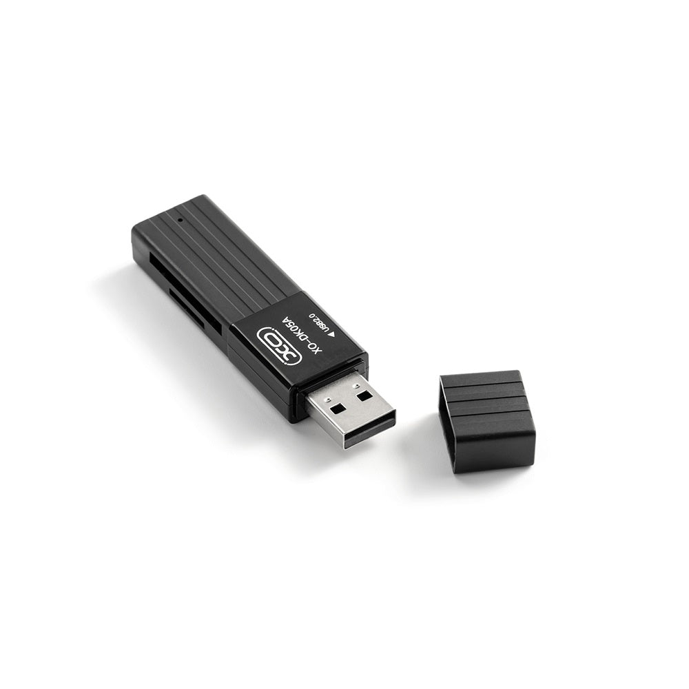 Lecteur de carte mémoire XO DK05A 2 en 1 USB 2.0 noir