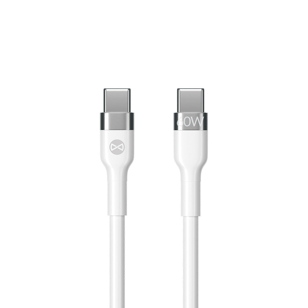 Câble USB-C Forever Flexible — 1m 60W Blanc