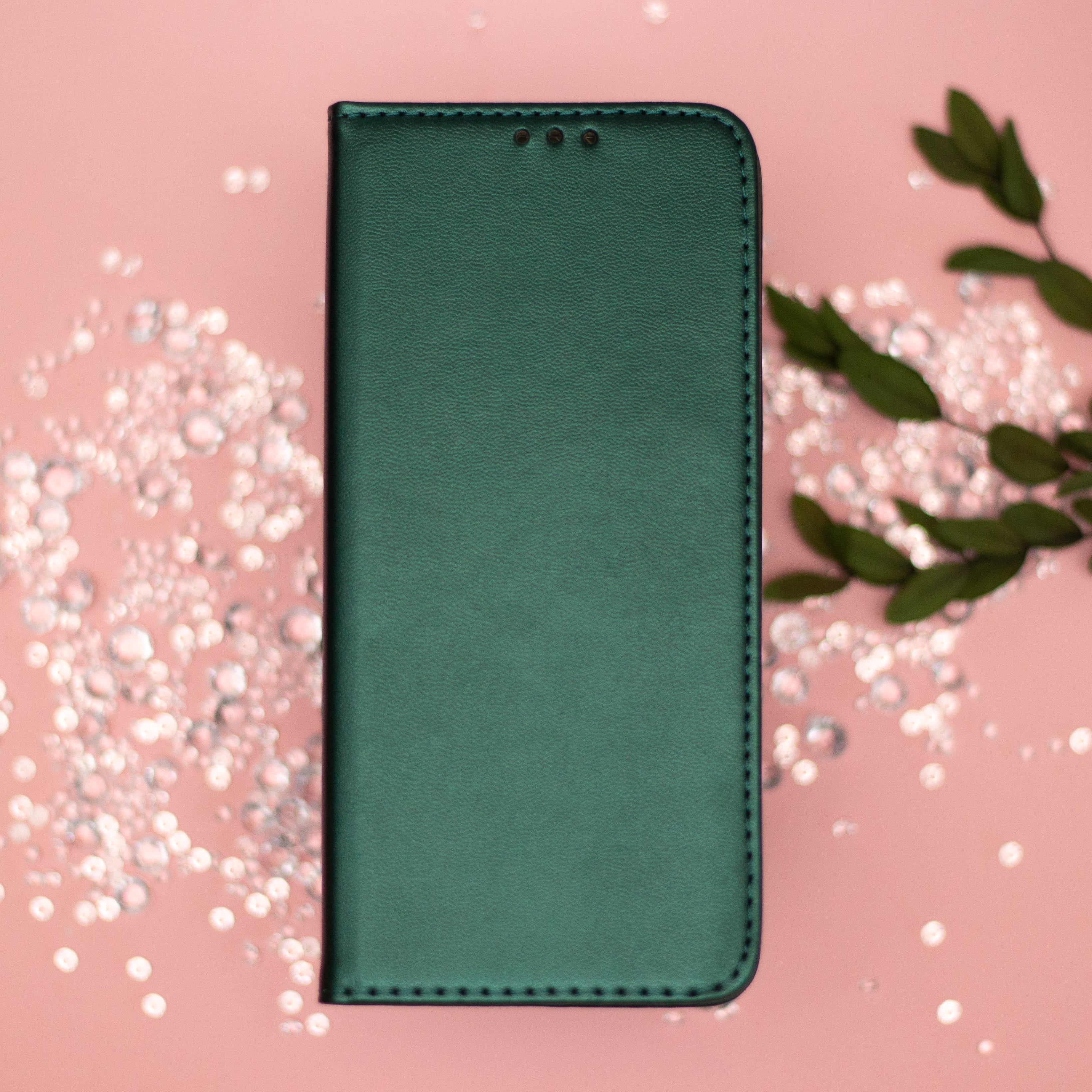 Smart Magnetic case for Oppo A40 4G (Global) / A40M 4G (Global) / A60 5G (Global) dark green