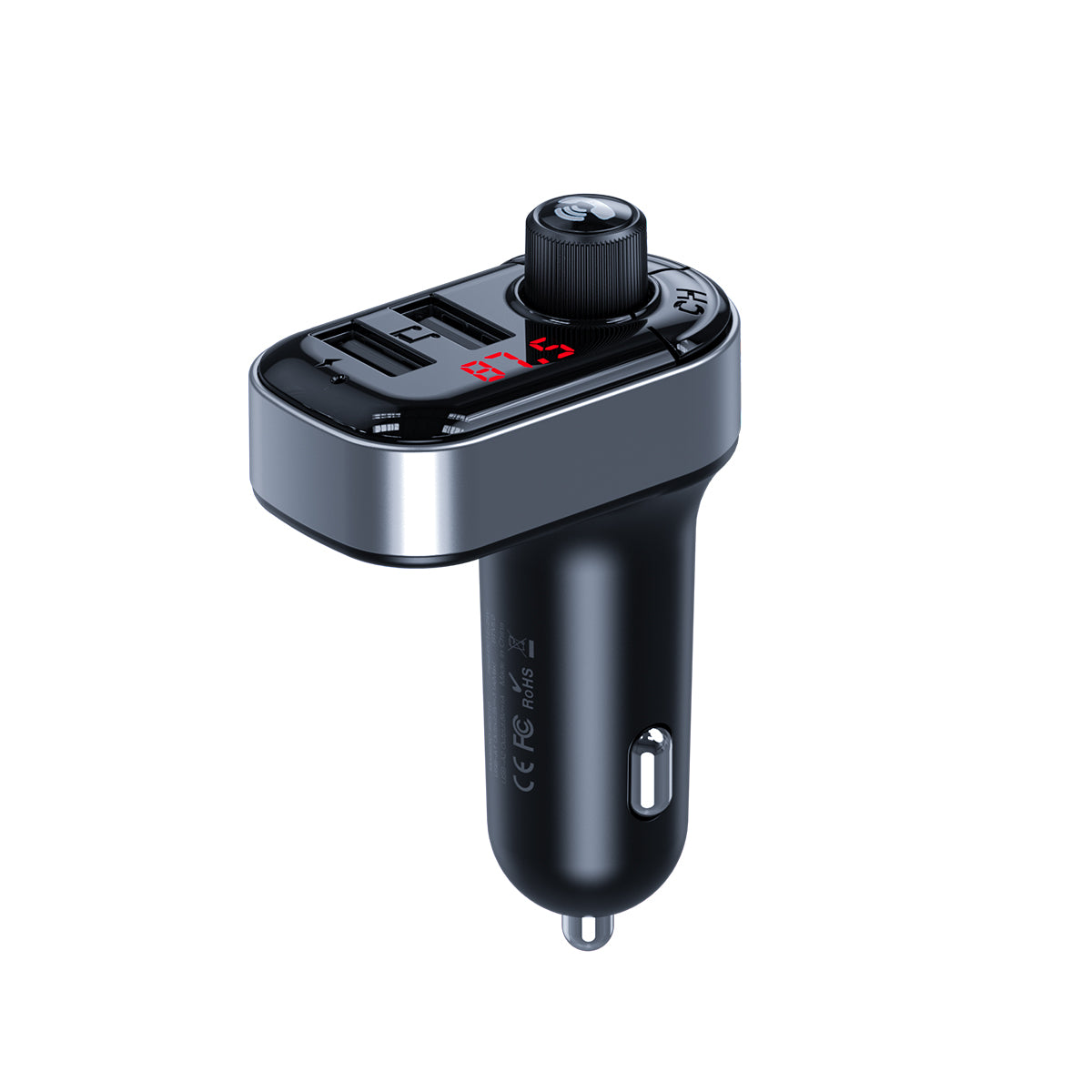 XO transmitter FM BCC10 Bluetooth MP3 car charger 3,1A black