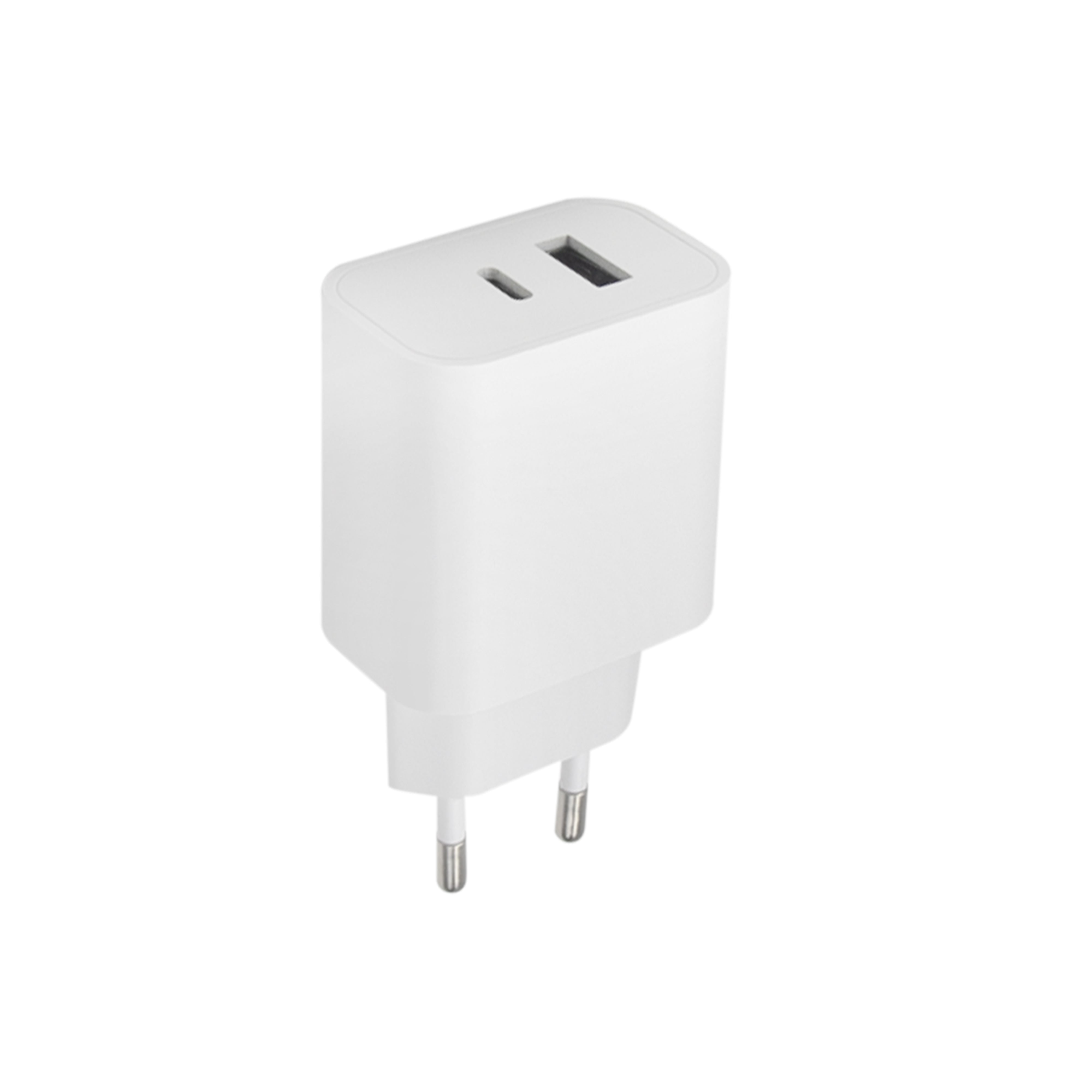 Maxlife MXTC-06 PD QC charger 1x USB-C 1x USB 20W white