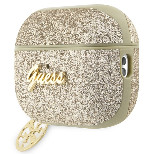 Guess case for AirPods Pro 2 GUAP2GLGSHD gold PU Glitter Flake 4G