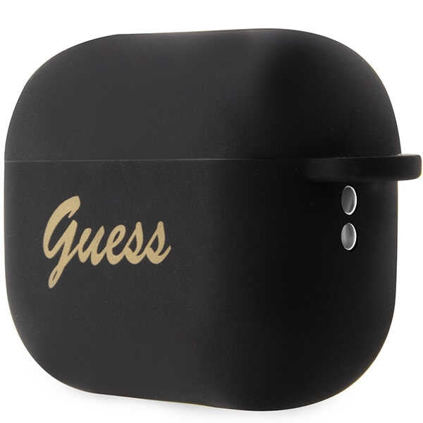 Guess case for AirPods Pro 2 GUAP2LSCHSK black Silicone Heart Charm