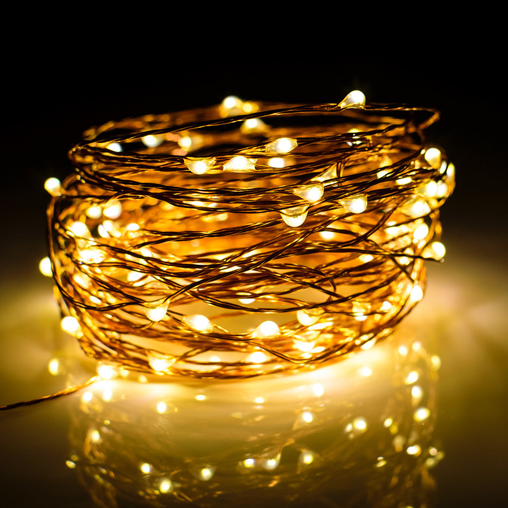 Guirlande LED solaire SUNARI FLS-82 fil cuivre 22m 600mAh