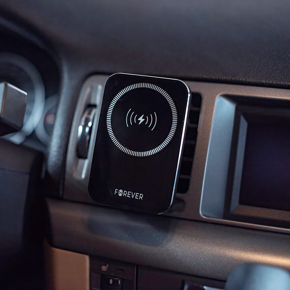 Support voiture magnétique Forever MACH-100 pour aération — Chargement sans fil 15W MagSafe