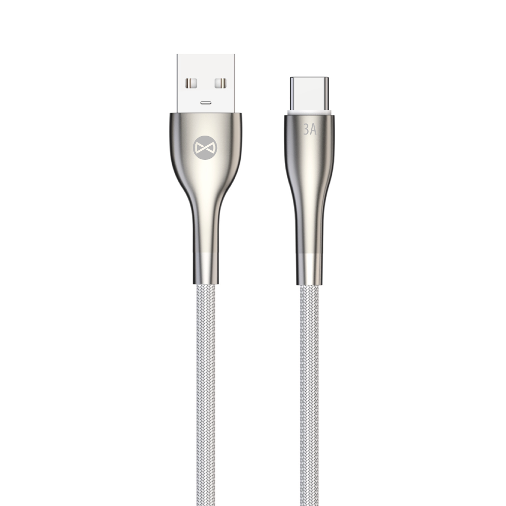 Câble USB-A vers USB-C Forever Sleek — 1m, 3A, charge rapide