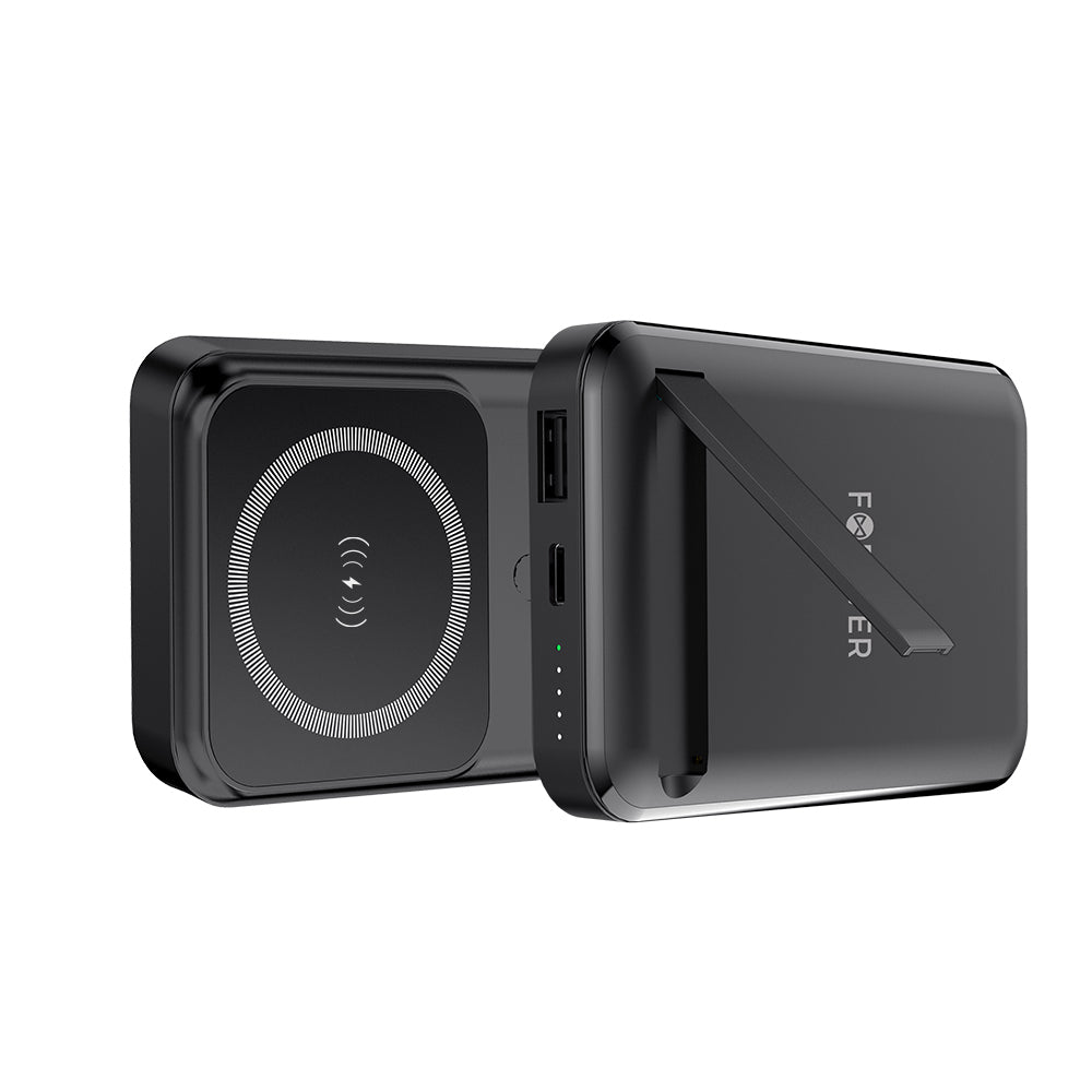Chargeur sans fil Forever MATB-100 PD QC 22.5W 10000 mAh magnétique noir