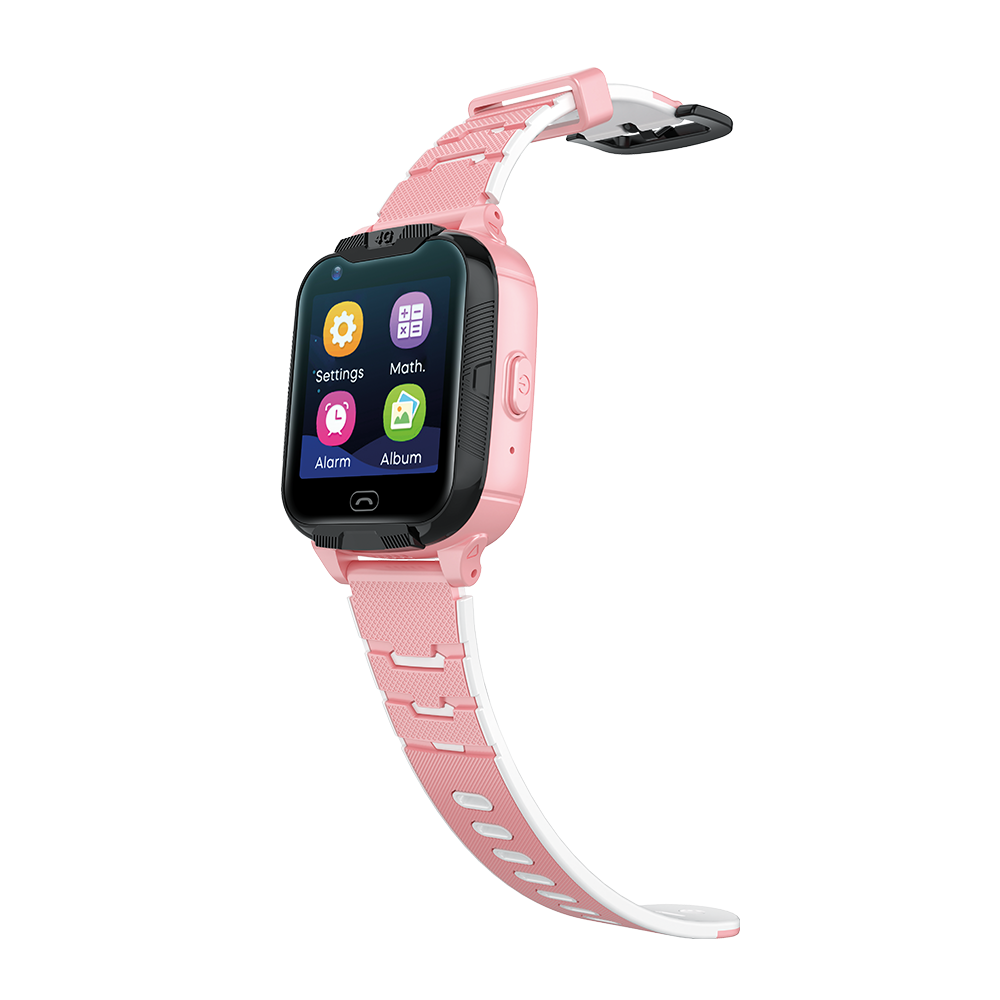 Montre connectée Maxlife 4G MXKW-350 rose GPS WiFi