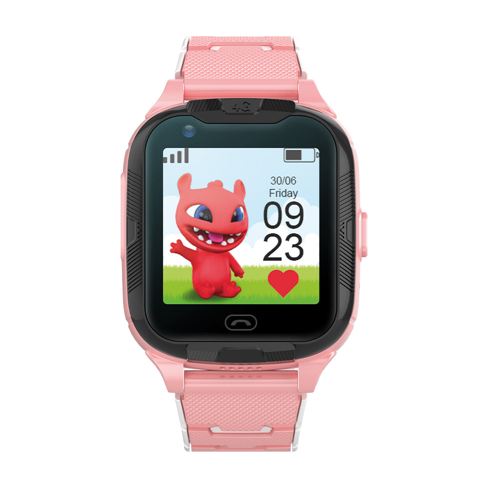 Montre connectée Maxlife 4G MXKW-350 rose GPS WiFi