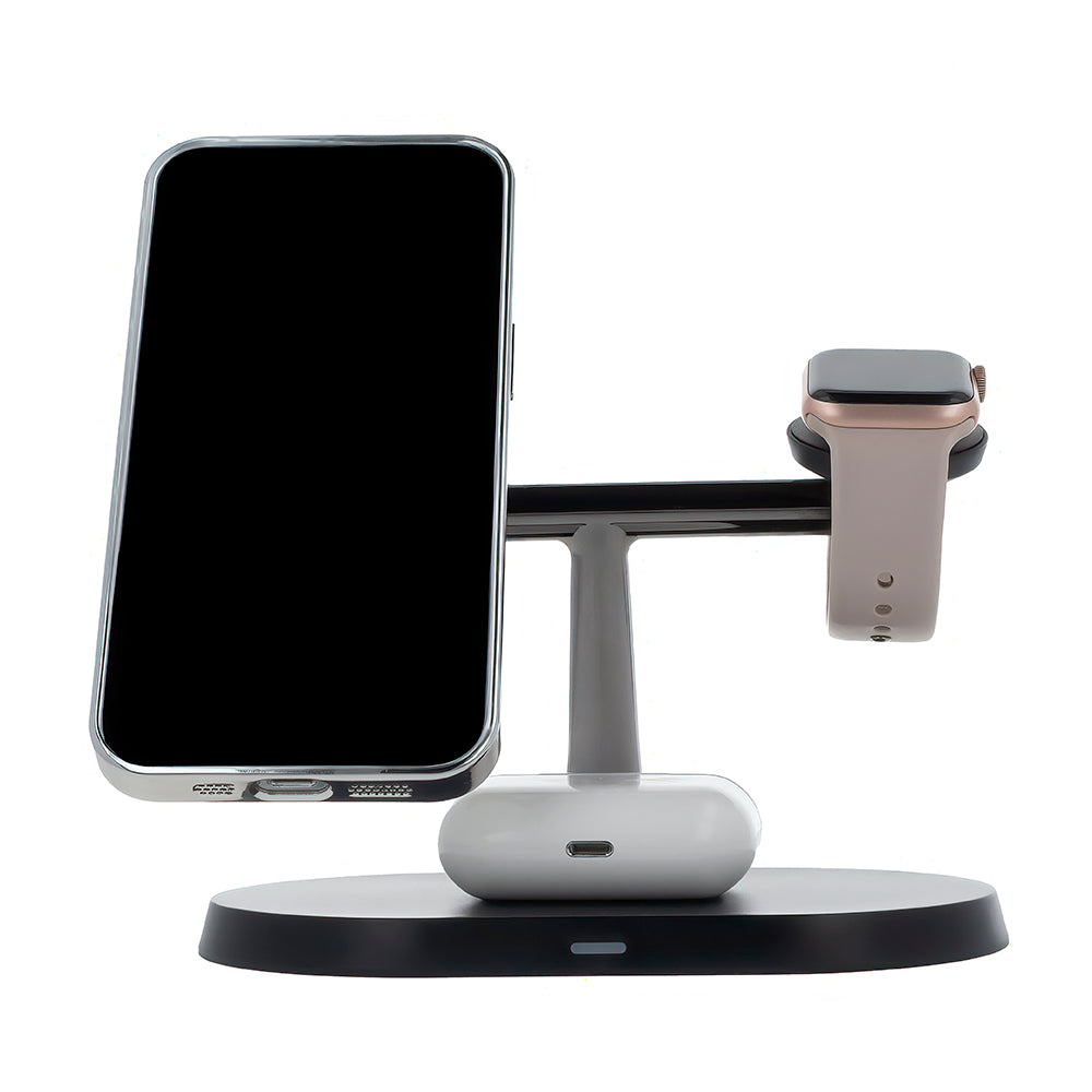 Maxlife MXWC-03 magnetic wireless charger 15W black 3in1