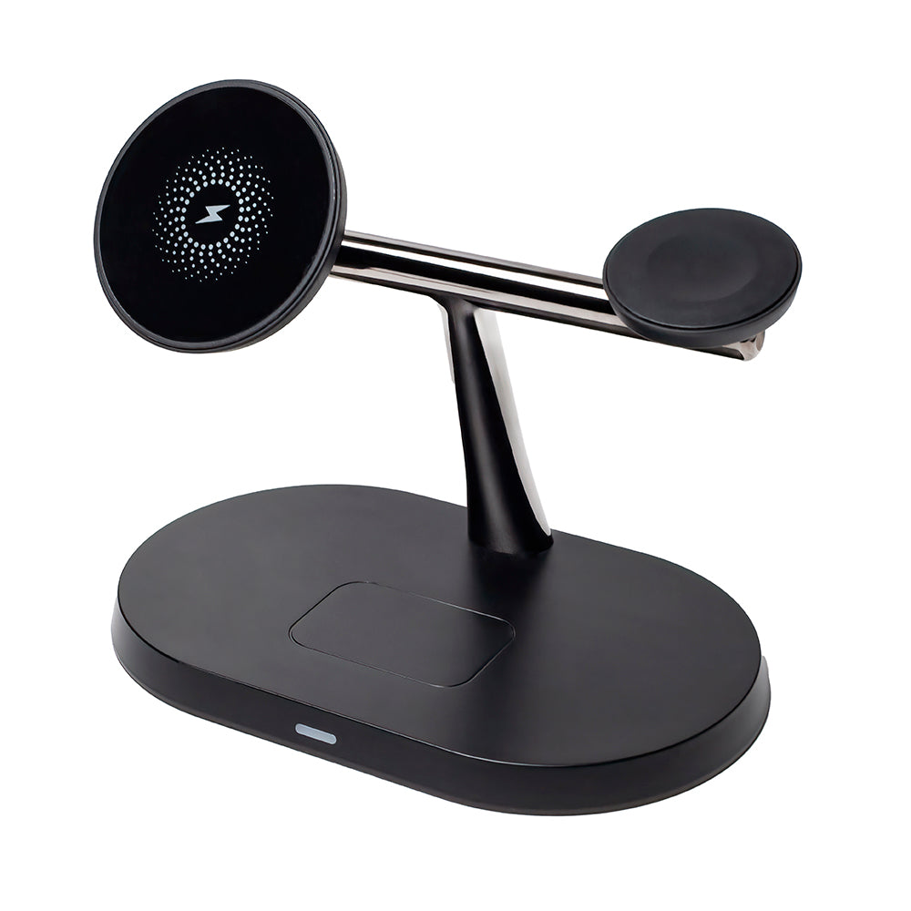Maxlife MXWC-03 magnetic wireless charger 15W black 3in1
