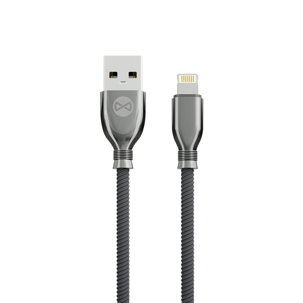 Câble USB-Lightning Forever Tornado 1m 3A noir