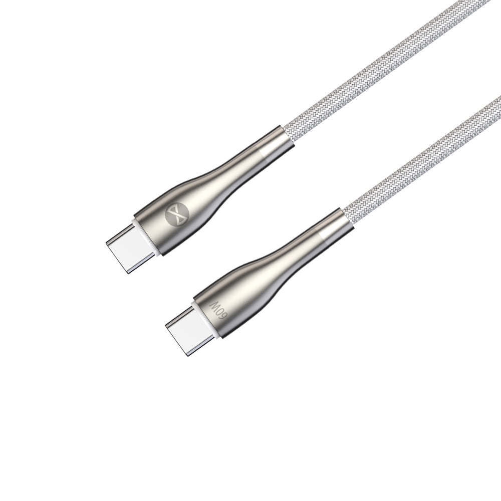 Câble USB-C vers USB-C Forever Sleek 1m 60W — Charge rapide et transfert données