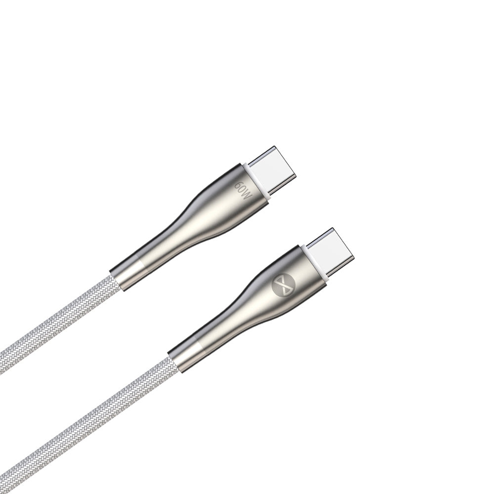 Câble USB-C vers USB-C Forever Sleek 1m 60W — Charge rapide et transfert données