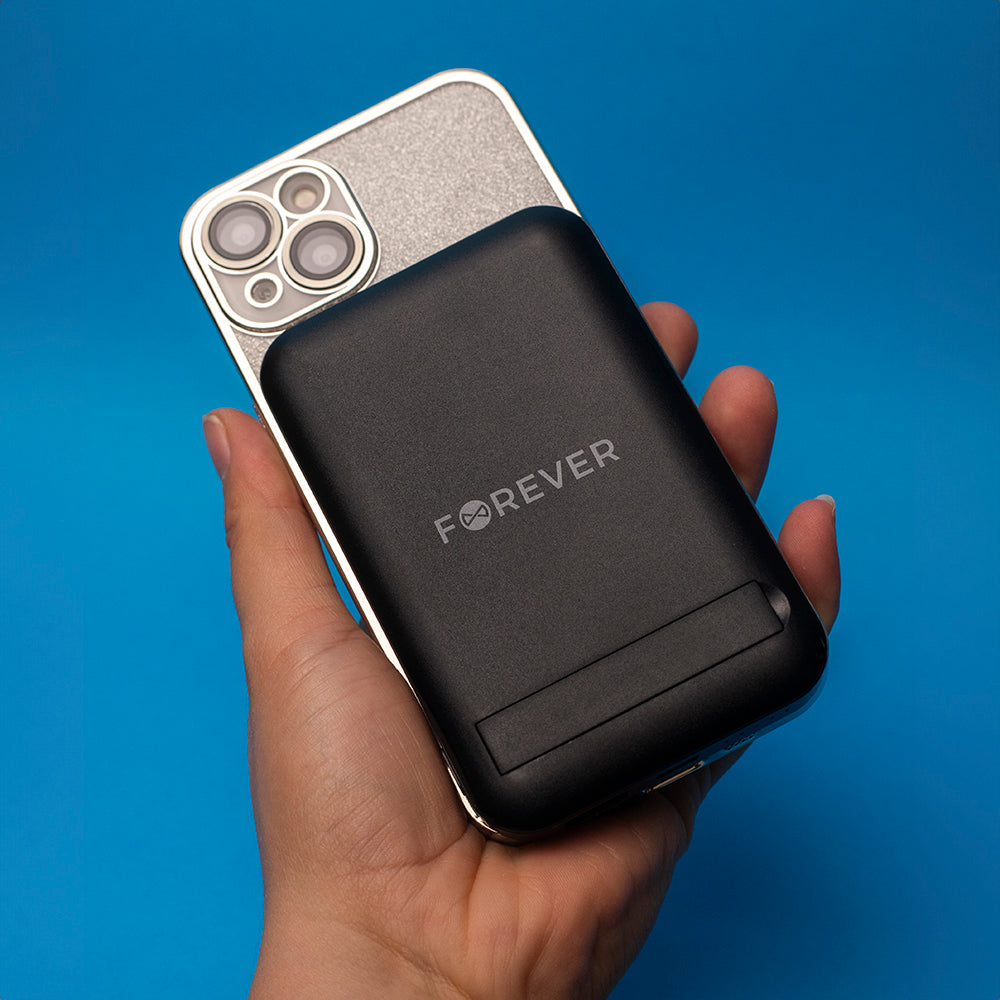 Chargeur sans fil Forever MATB-100 PD QC 22.5W 10000 mAh magnétique noir