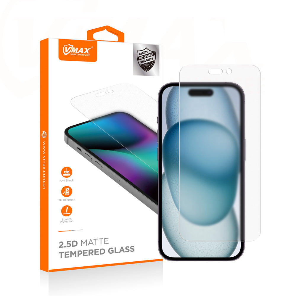 Vmax tempered glass 0.33mm clear glass for iPhone 12 / 12 Pro 6,1" matte