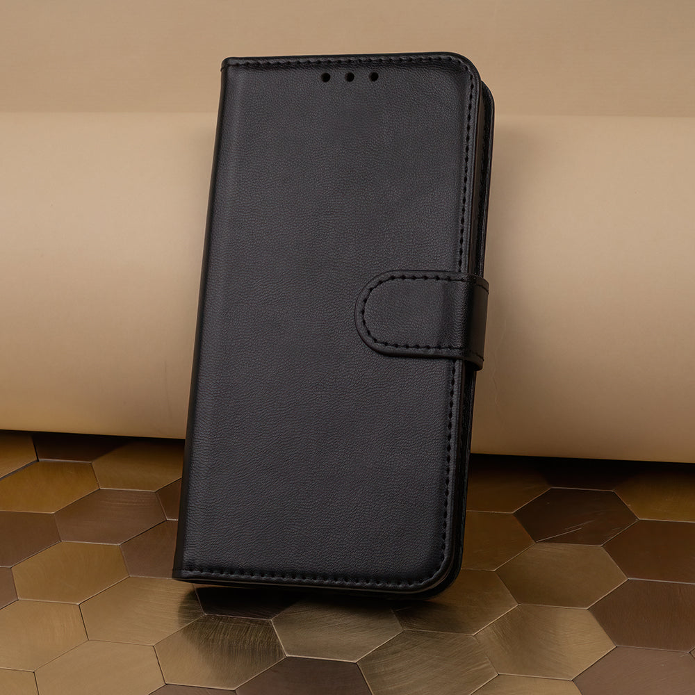 Coque Smart Classic pour iPhone 17 Air — cuir synthétique noir