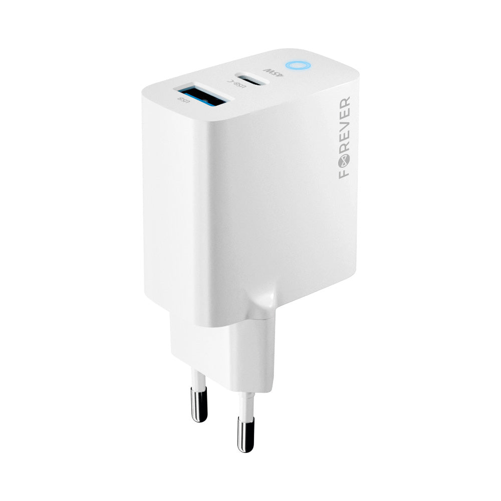 Chargeur mural Forever TC-06 45W USB-C + USB
