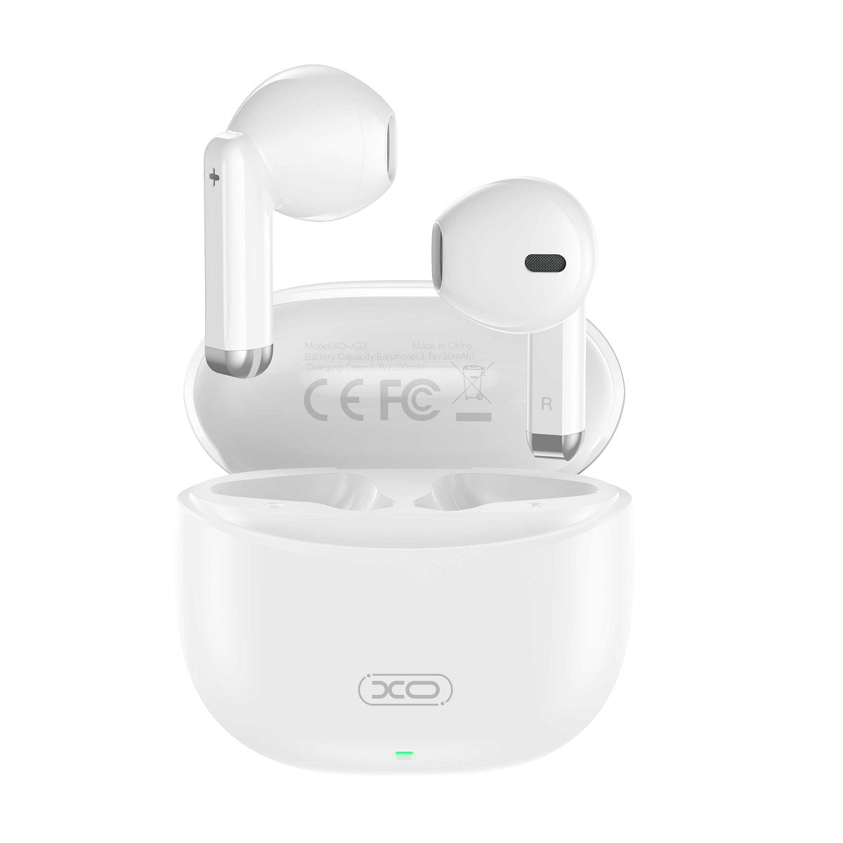 Écouteurs Bluetooth XO X33 TWS — Blanc sans fil