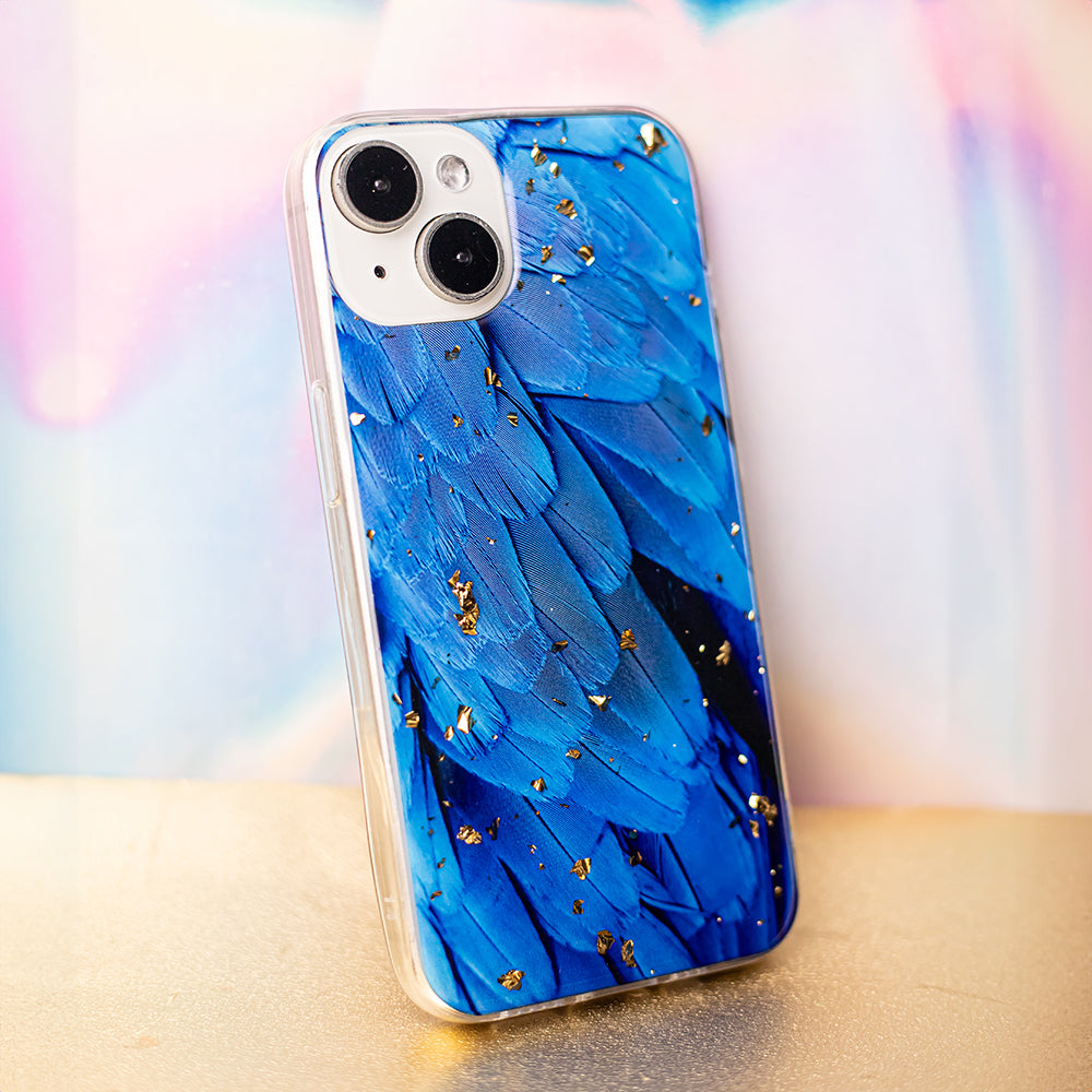 Gold Glam case for Samsung Galaxy A25 5G (global) blue