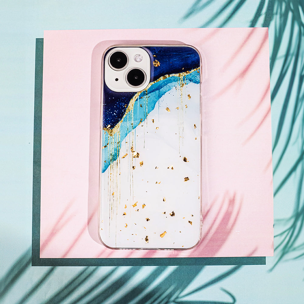Gold Glam case for iPhone 13 Pro 6,1" iceberg