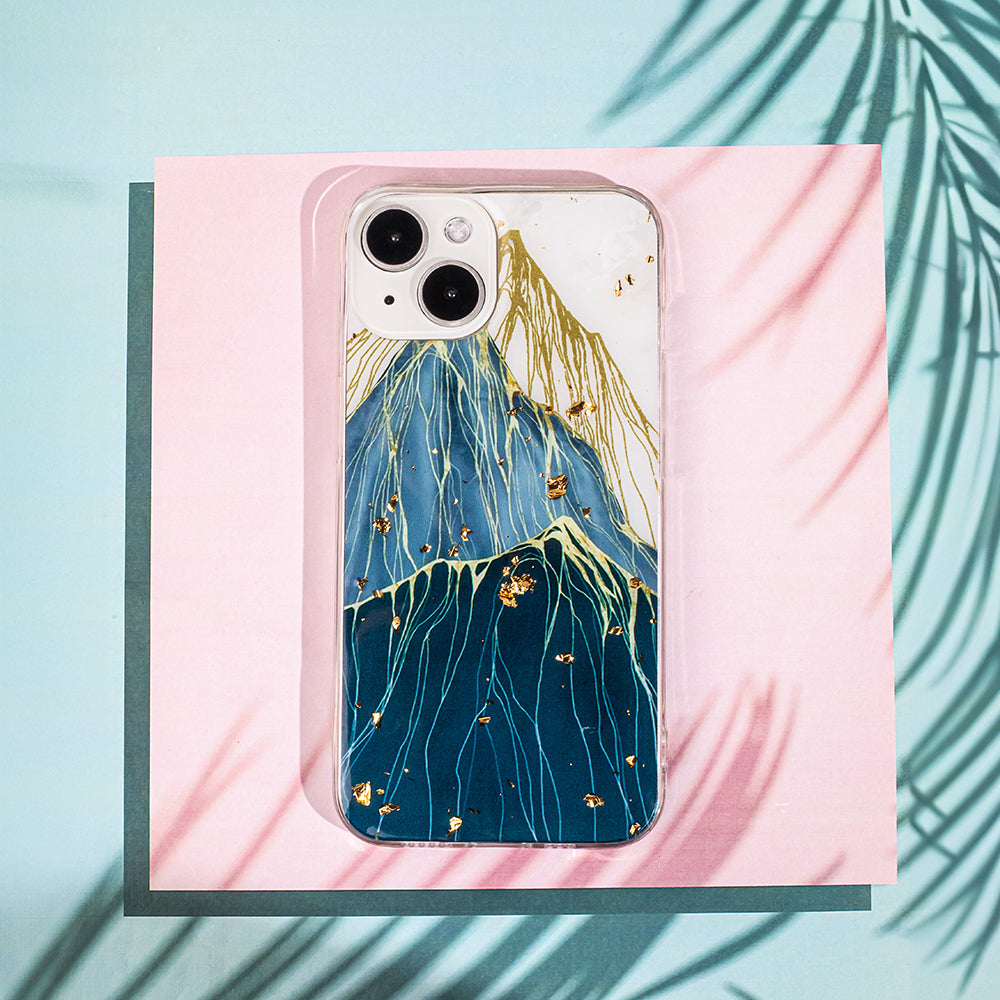 Gold Glam case for Samsung Galaxy A15 4G / A15 5G mountain