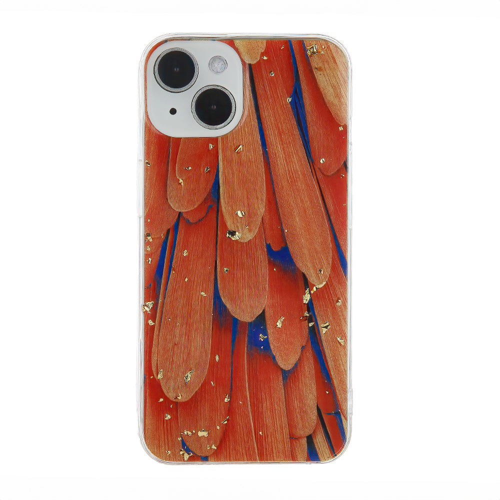 Gold Glam case for Samsung Galaxy A14 4G / A14 5G orange