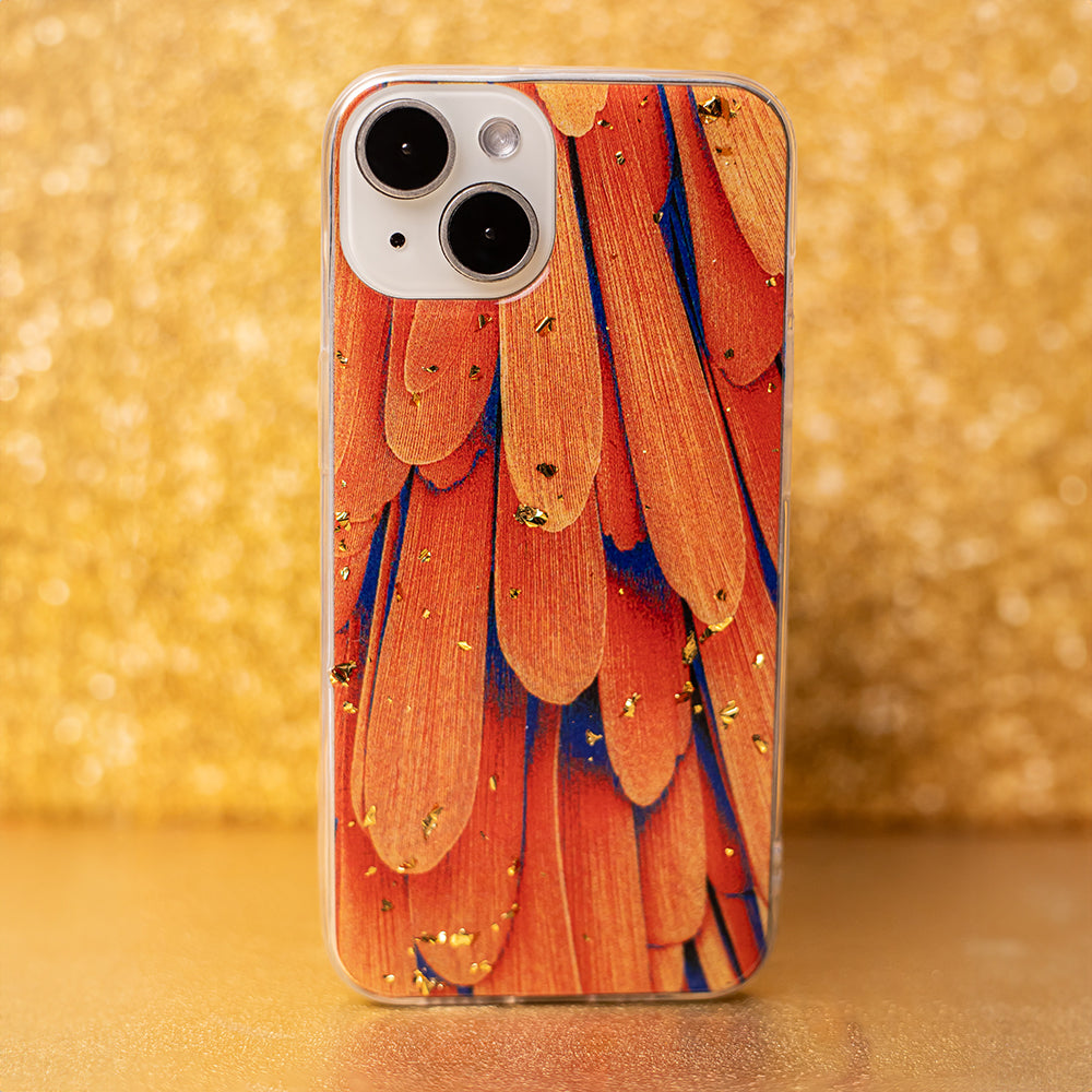 Gold Glam case for Samsung Galaxy A25 5G (global) orange