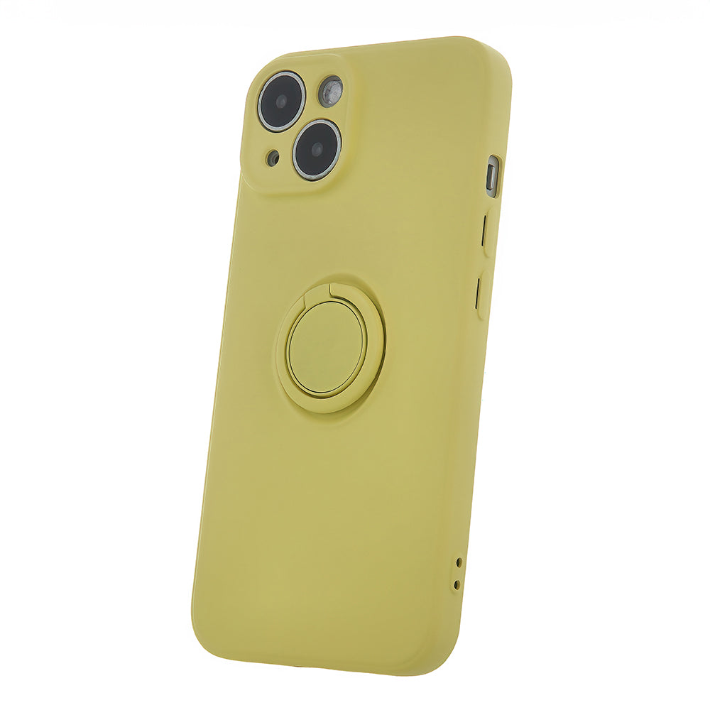 Finger Grip case for iPhone 15 6,1" yellow