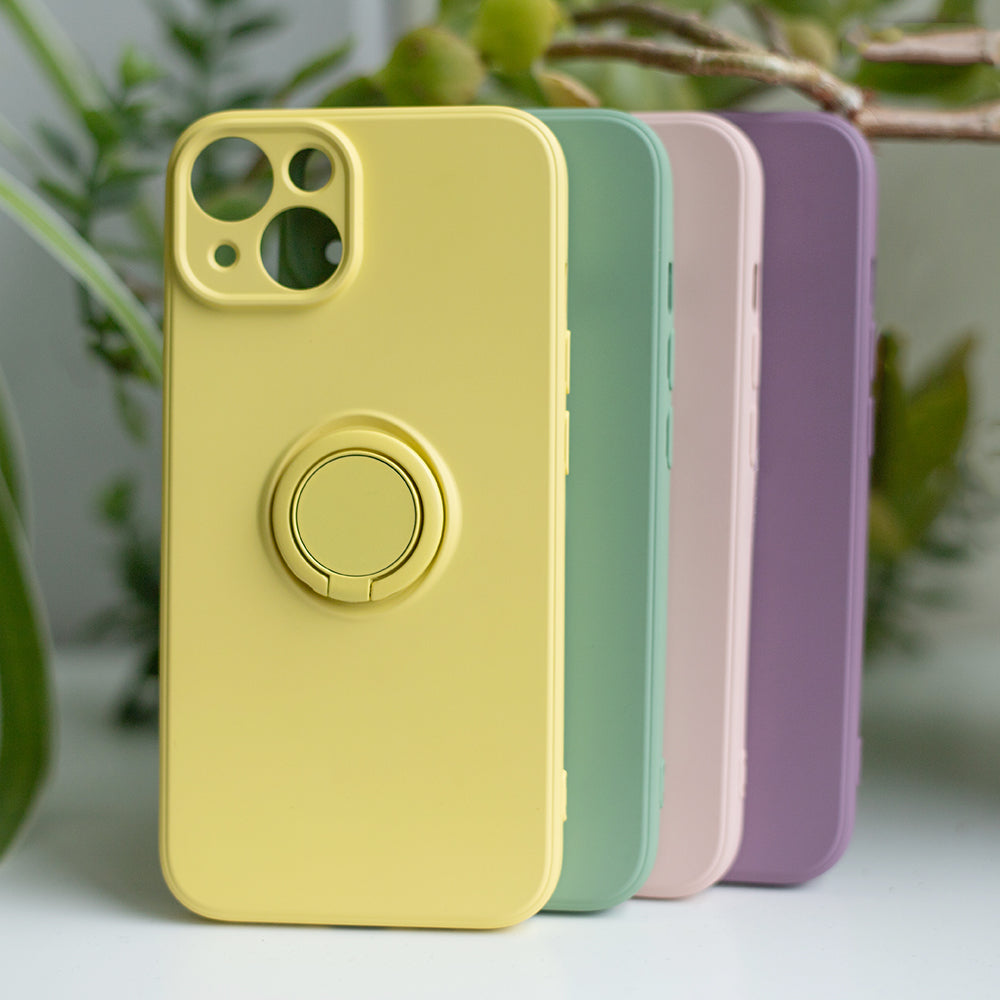 Finger Grip case for iPhone 15 Pro 6,1" light purple