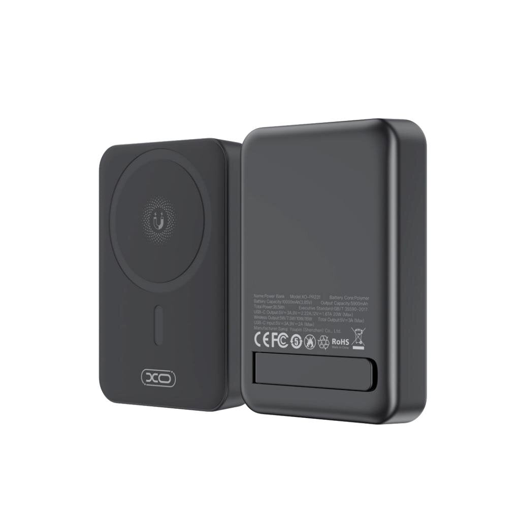 Chargeur XO PR231 Power Bank Magnétique 10000mAh 20W MagSafe Noir