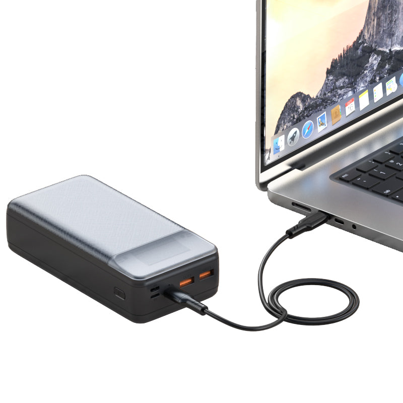 Chargeur XO PR201 banque d'énergie 65W 30000mAh noir