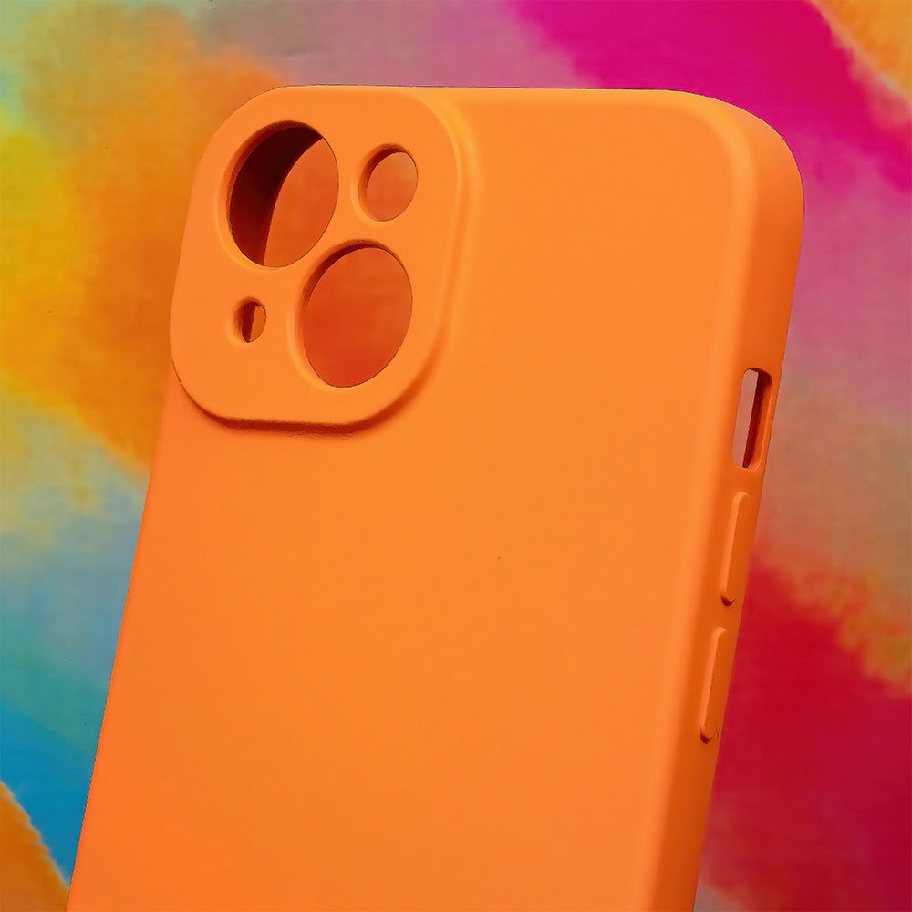 Silicon case for Xiaomi Redmi 13c 5G orange