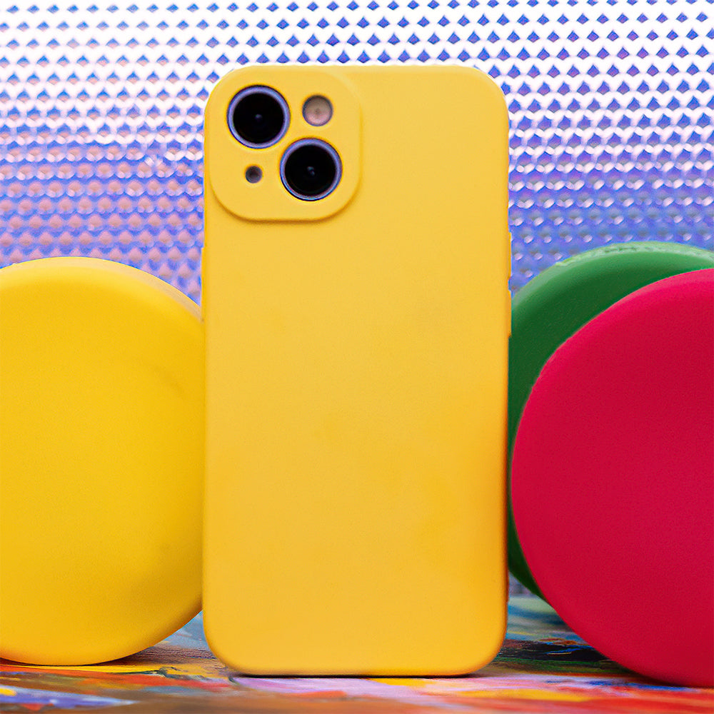 Silicon case for Samsung Galaxy S23 FE yellow