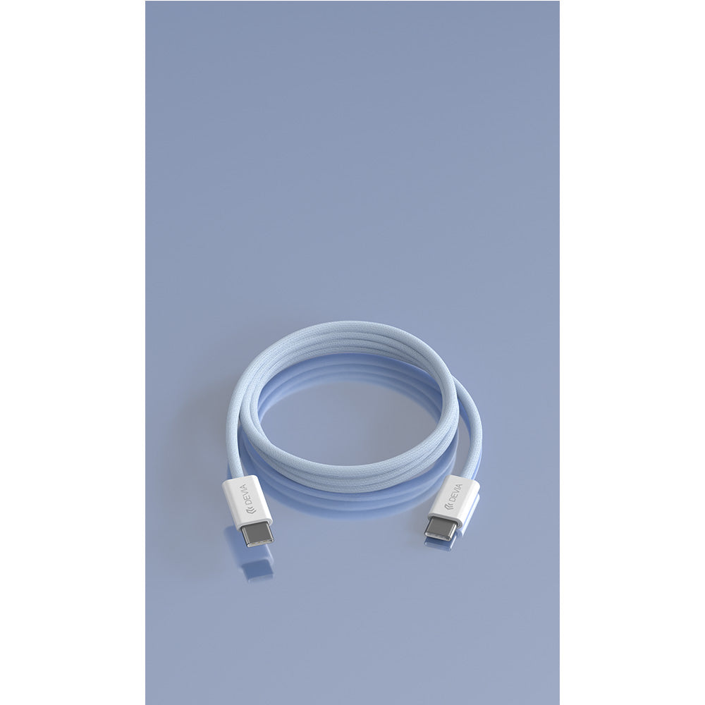 Devia cable Smart EC325 PD USB-C - USB-C 1,0 m 60W 3A blue