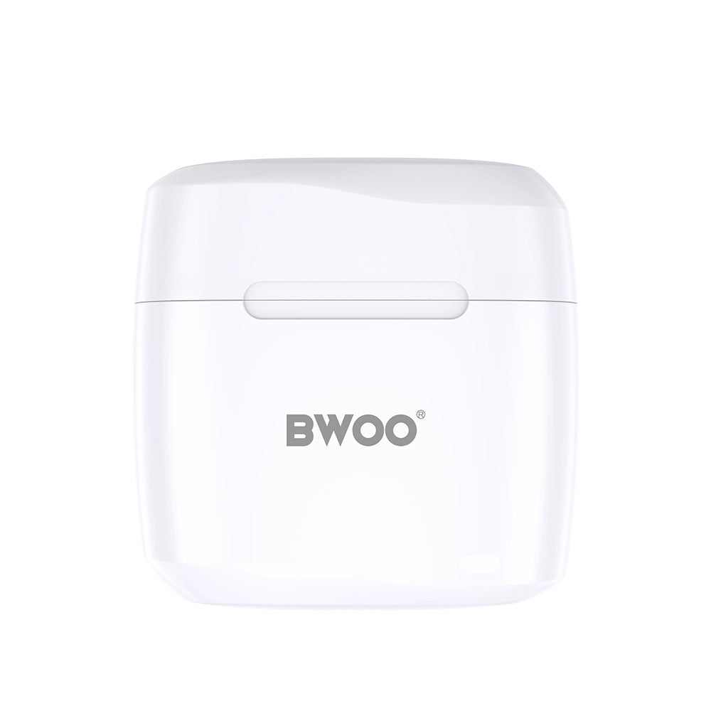 Écouteurs TWS BWOO BW94 — Bluetooth 5.3 blanc