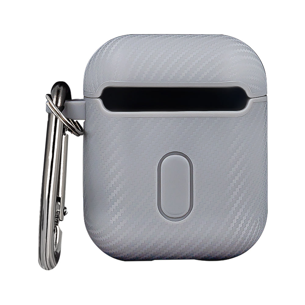 Carbon case for Airpods / Airpods 2 grey