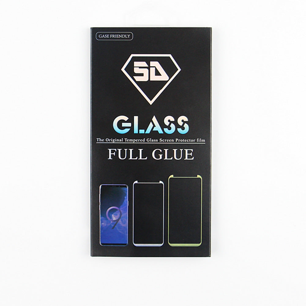 Tempered glass 5D for Realme C61 black frame