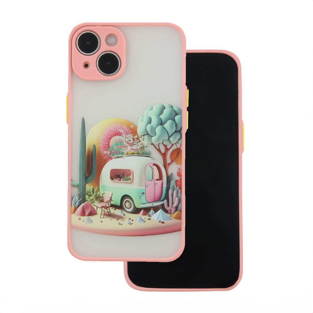 Ultra Trendy case for iPhone 14 6,1" Travel pink